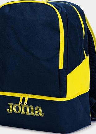 Рюкзак joma estadio iii 24l темно-синий, желтый 46 х 32 х 20 см 400234.339