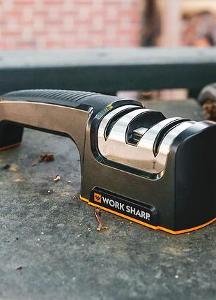 Work sharp wsktnpts-i: механическая точилка для кухонных ножей и ножниц, угол 20°, алмазная пластина 3