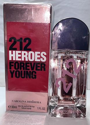 Парфюмированная вода carolina herrera 212 heroes forever young