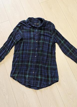 Брендова сорочка в клітинку banana republic dillon shirt (розмір s)