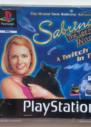 Sabrina the teenage witch a twitch in time, б/у, английская версия - диск для playstation 1