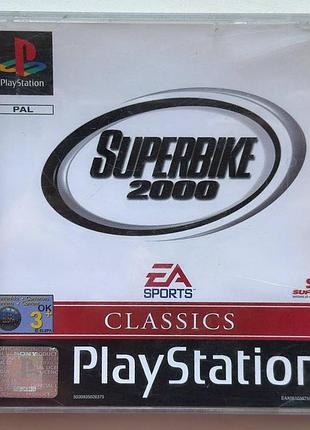 Superbike 2000 ea classics, б/в, англійська версія - диск для playstation 1