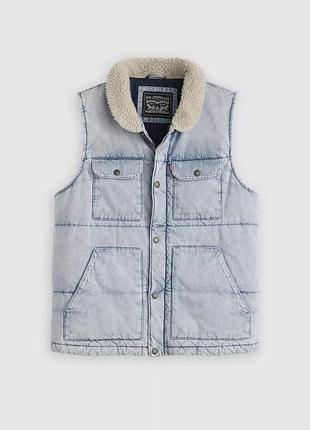 Мужская джинсовая жилетка levi's 5
