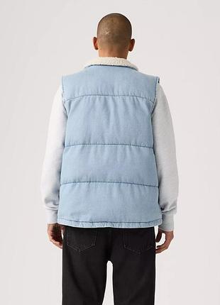 Мужская джинсовая жилетка levi's 2