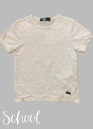 Школьная футболка для девочки 134