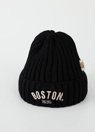 Шапка весной boston цвет черный 10696, размер 50