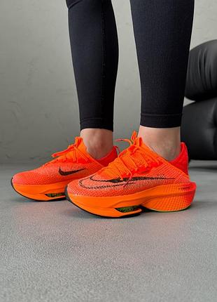 Кроссовки женские nike air zoom alphafly next% 2 orange