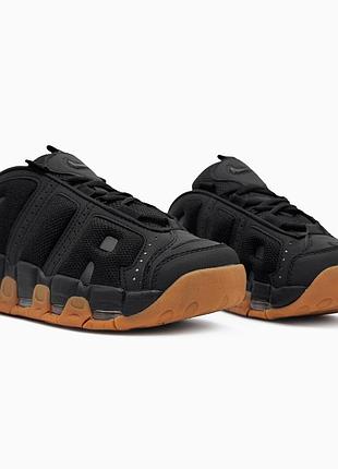 Кросівки чоловічі nike air more uptempo black/gum