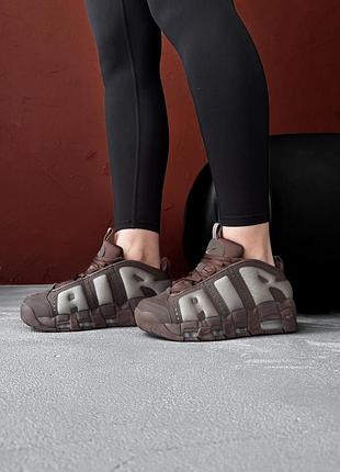 Кроссовки женские nike air more uptempo brown