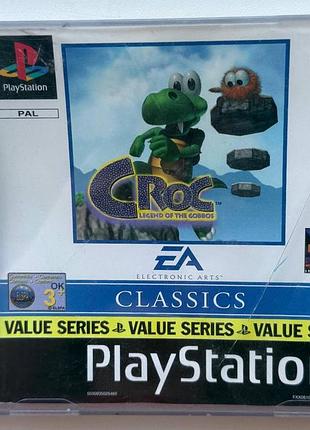 Croc legend of gobbos ea classics value series, б/у, английская версия - диск для playstation 1