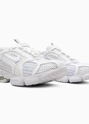 😍 женские кроссовки nike air zoom spiridon x stussy white