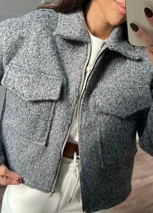 Бомбер букле