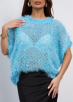 Свитера issa plus 15466 xl голубой 4