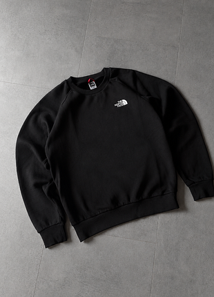 The north face raglan red box crew sweatshirt, m, світшот 3