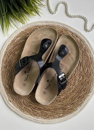 Шльопанці вєтнамки шкіряні під birkenstock