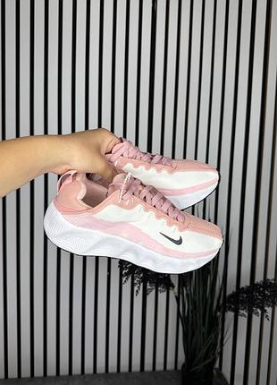 Стильні жіночі кросівки nike ava rover pink/white