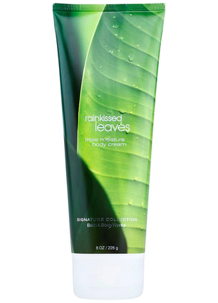 Парфумований крем для тіла bath & body works (1200198025499) rainkissed leaves 226 г