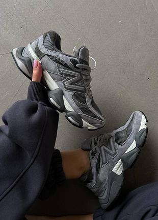 Кросівки жіночі new balance 9060 x joe freshgoods dark grey