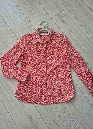 Рубашка / блузка женская стильная из коттона laura ashley