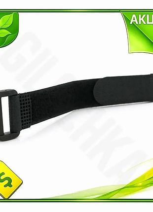 Ve тканевая липучка черная fb-strap new version с застежкой 20х200мм для крепления и фиксации легкая з n6w_ver