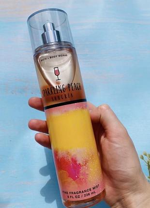 Парфумований міст для тіла bath & body works — sparkling peach sangria