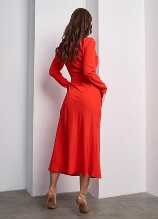 Платья issa plus 15014 xxl красный 3