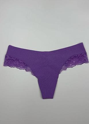 Трусики стринги victoria ́s secret с кружевом