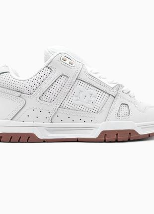 Кроссовки женские dc stag white 2