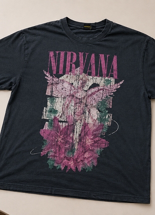 Nirvana vintage graphic t-shirt — y2k / grunge style