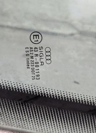 Стекло передних левых дверей audi 80 b4 / b3 2