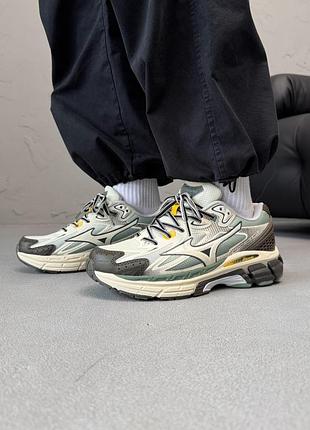 Кроссовки мужские mizuno halo mix green/brown