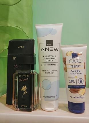 Подарочный набор для женщин:
парфумована вода imari corset 50 ml, 
крем для рук, 75 мл,
гель-желе для умывания лица 150 мл.