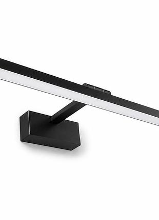 Поворотная led подсветка для зеркала черная 40 см, настенный светильник для ванной комнаты sneha (995538)