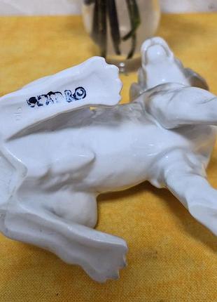 Сидящая собака статуэтка фарфор nao lladro 5