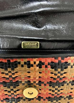 Bally vintage шкіряна сумка 8