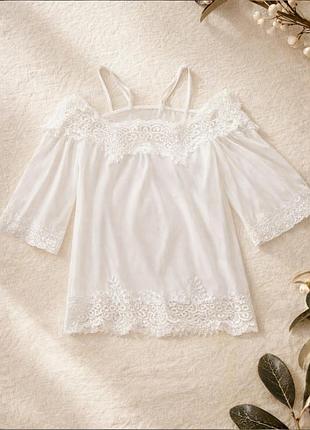Пеньюар женский кружевной прозрачный babydoll xs-s белый