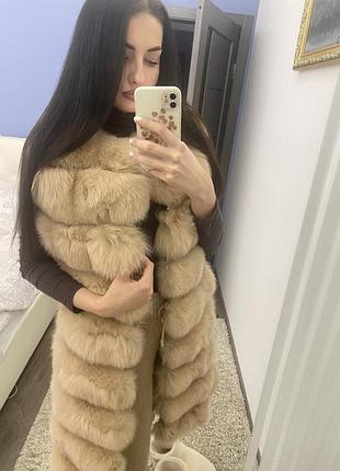 Жилетка безрукавка песец