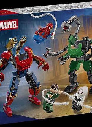 Конструктор lego super heroes marvel битва роботов: человек-паук vs. доктор осьминог 315 деталей ( 76338 )