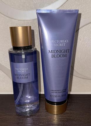 Парфумований набір лосьйон та міст victorias secret midnight bloom