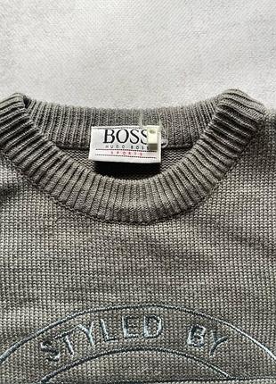Винтажный свитер 
hugo boss 2