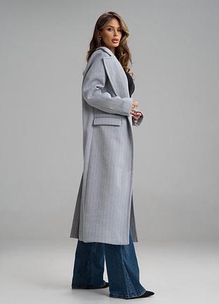 Пальто issa plus 15856 s серый 2