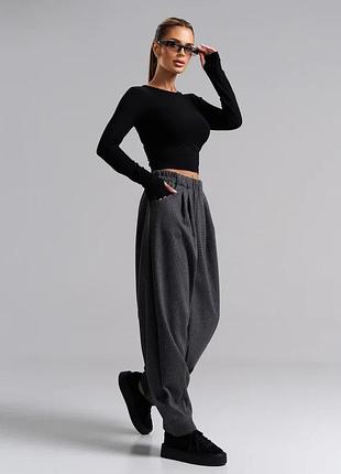 Штани issa plus 15887 xxl сірий 2