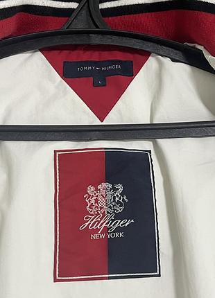 Чоловіча вітровка tommy hilfiger біла 4