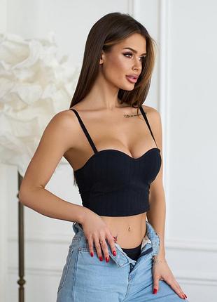 Топы issa plus bl3-266 l/xl черный 2