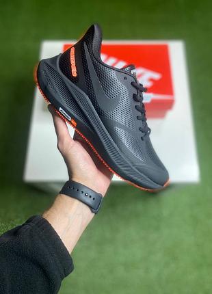 Стильные кроссовки nike air zoom pegasus black / orange