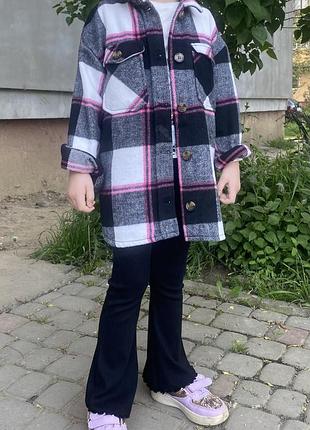 Сорочка в клітинку тепла h&m