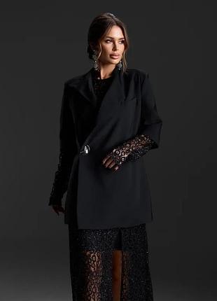 Пиджаки issa plus 15427 l черный