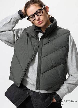 Теплый жилет uniqlo pufftech