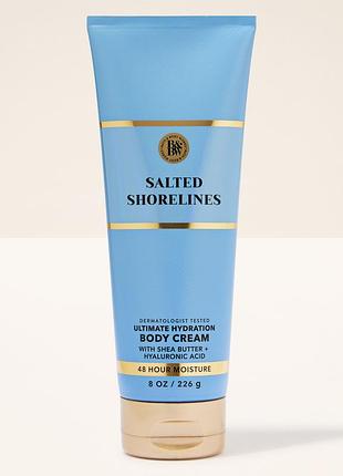 Парфюмированный крем для тела bath & body works (667659423392) salted shorelines body cream 226 г