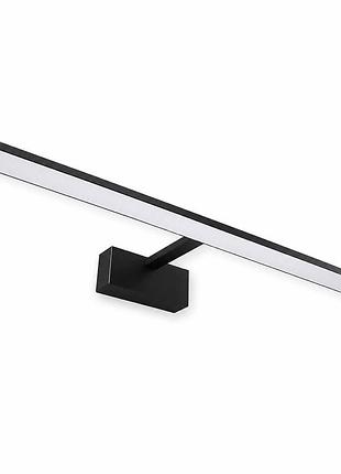 Поворотная led подсветка для зеркала черная 55 см, настенный светильник для ванной комнаты sneha (995539)
